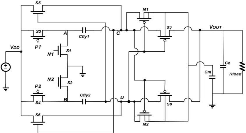 Figure 3.1 Voltage doubler structure 