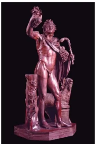 Figure 6: Aristeas and Papias, Fauna Rosso, 2 nd  Century C.E., red marble, 66 inches,  Italy, The Nelson-Atkins Museum of Art , accessed November 2013 