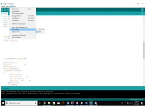 Figure 5.2 Selecting the Port  