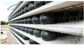 Fig 1.1:Bubble deck slab 