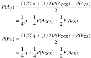Table 2 Conditional genotype probabilities of a cow