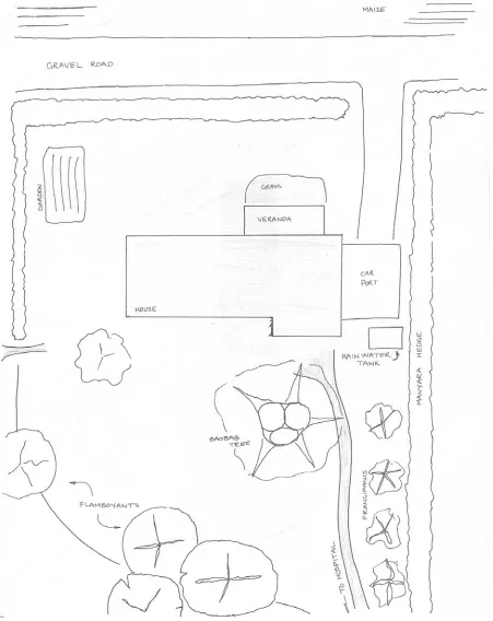 Figure 4: Map of Mvumi property