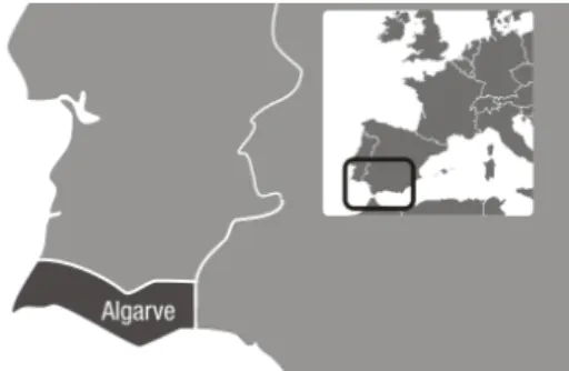 Figure 1: Location of the Algarve  Source: Own Elaboration 