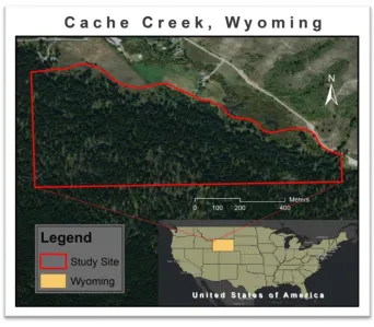 Figure 2.1: Map of Study Area – Cache Creek 