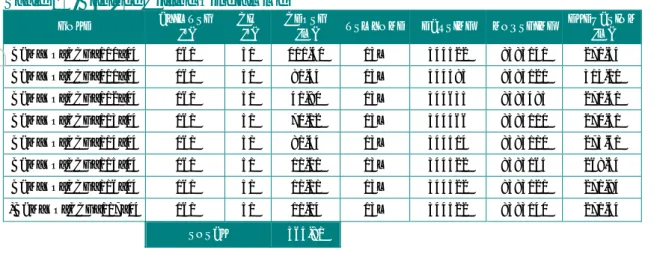 Table 1 – Caninde Drillind Programme