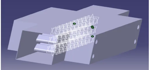 Fig 3.3 shows the assembly of cross flow heat exchanger.  