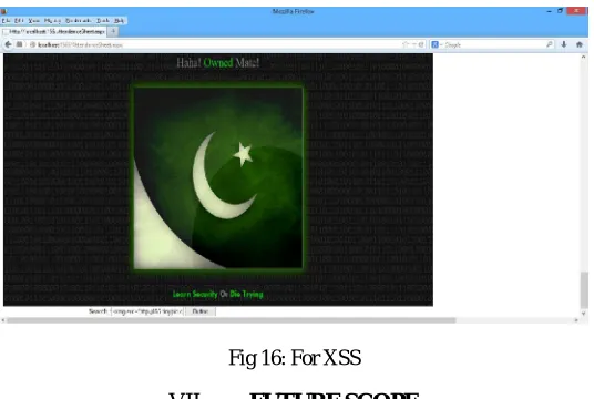 Fig 14: Demo: Actual site 