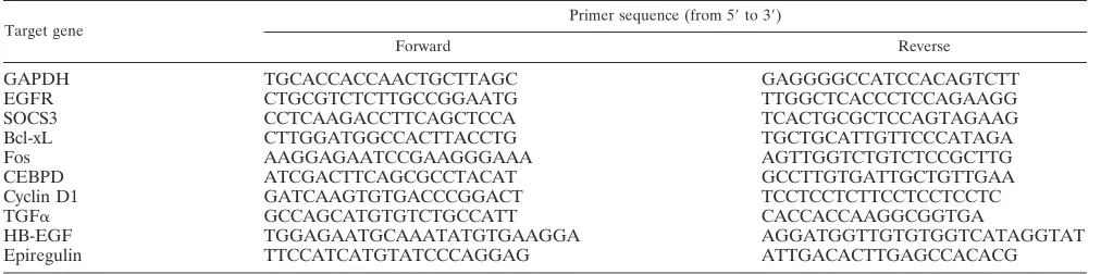 TABLE 1. Quantitative RT-PCR primers