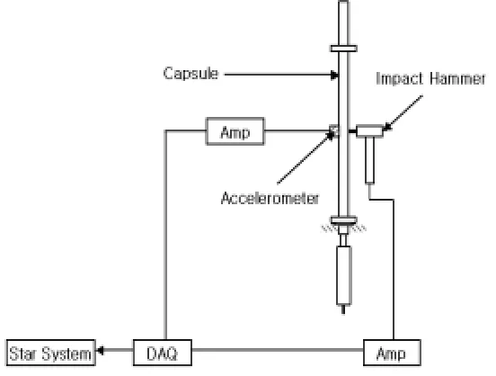 Table 1. Comparison of the natural frequencies of fuel capsule by Modal test and FEM  