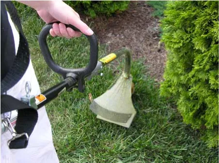 Fig. 8. Trimmer shield. These must allow for tools to be used in confined spaces. 