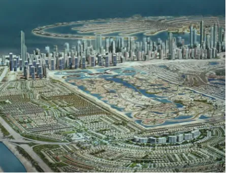 Table 1. The key facts of the nine mega projects in NewDubai. (Source: Authors & official developers’ websites).