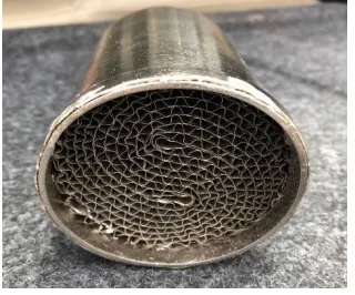 Figure 6.3 Nickel Coated Monolith Substrate  