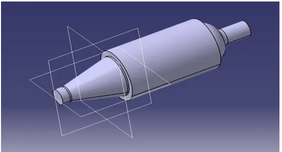 Fig 4.2 shows the discretization of 900-step outlet into the smooth curve, reducing the backpressure generation inside the catalytic converter, increasing the emission reduction