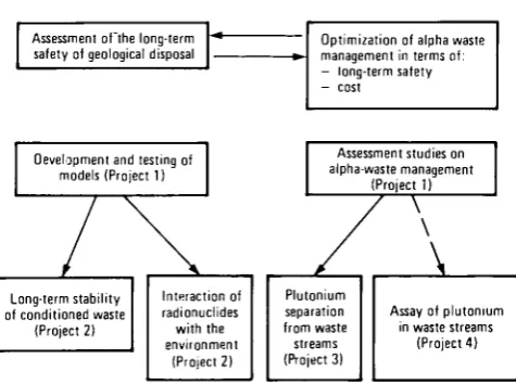 Fig. 1. J.R.C. Programme 1980-1983: Safety of Nuclear Materials 