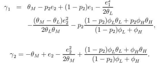 Table 2 lists the equilibrium education intensities, wages and tuitions of the max- −imization problems (problem (2.26)), which jointly make up Proposition 2.