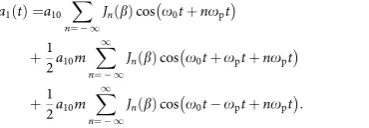 Fig. 3. Using simple trigonometrical transformations and a lemma of Besselfunction and J � n(b) ¼ ( � 1)nJn(b), a1(t) can be written as