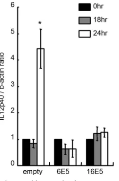 FIG. 10. Autocrine cytokine production upon CD1d cross-linkingin C33A/CD1d-empty, C33A/CD1d-6E5, and C33A/CD1d-16E5 cells.