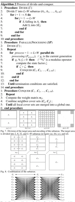Fig. 9.  Bipartite combinations of solutions  Cp and Cq obtained by neighbor sub-populations, such that the Kuhn-Munkres algorithm can be applied