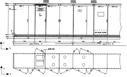 Fig. 4: System cabinet assembly as part of a complete UPS system 
