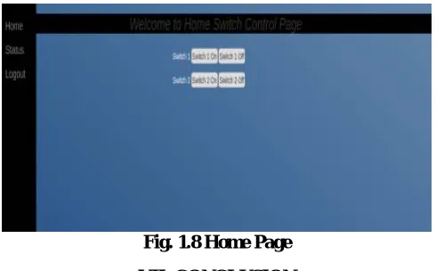 Fig. 1.8 Home Page 