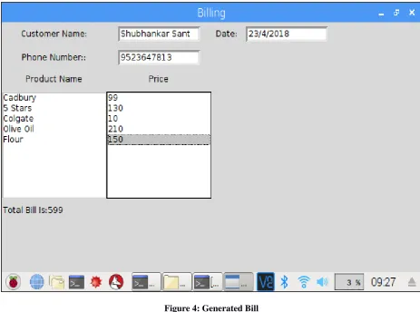 Figure 4: Generated Bill 