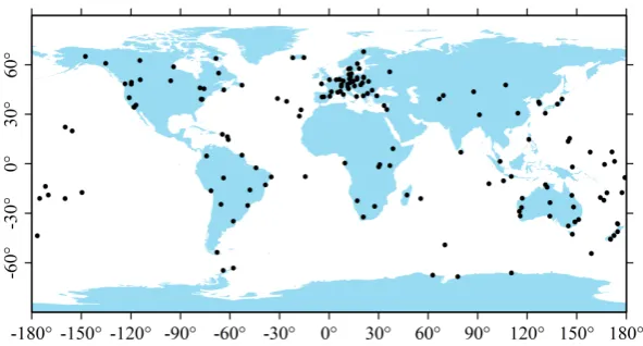 Figure 1. IGS real-time global network 
