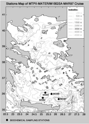 Fig. 2. Example of cruise track reported in the summary cruise reports WWW catalog.