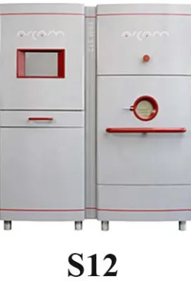 Figure 2.1              . Arcam S12 and A2 EBM units [2]. 