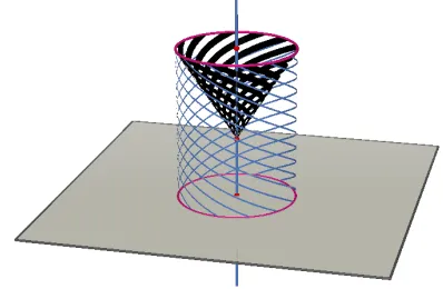 Figure 7. A cone added to a prism 