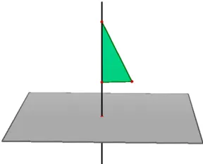 Figure 29. A triangle in a plane 