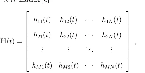 Figure 2.1. In a rich scattering environment with a delay spread that is small com-