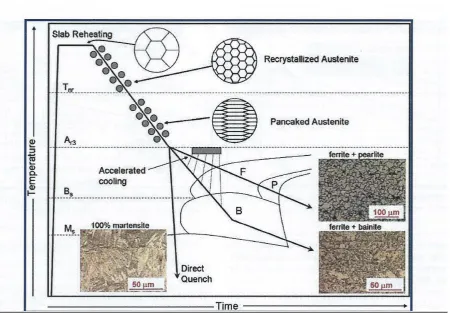 Fig 9 Schematic diagram of thermomechanically controlled 