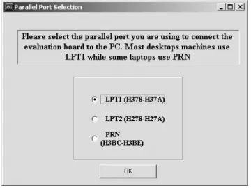 Figure 24. Parallel Port Selection 
