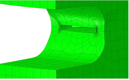 Fig. 3: Open crack surfaces