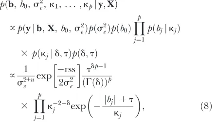 Figure 1 in Park and Casella (2008) justiﬁes this intui-