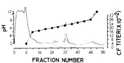 FIG. NUMBER280aruptedultravioletdureent0.1were 3-mmTween-ether-dis- and of nm A) determined 5 Methods, proce- (solid 0.25 to gradi- light pH 8 analyzer and at path line)FRACTION 2