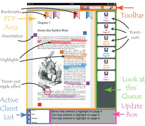 Figure 1. Screen shot from BuddyBooks