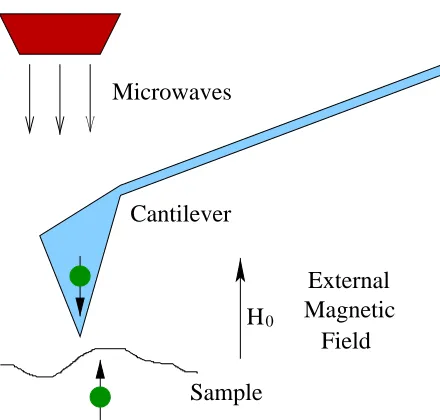 Figure 1.2: Fundamental components in single electron spin microscopy.