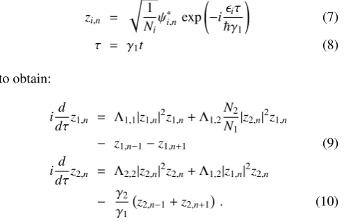 TABLE I: Values of parameters used in the simulations