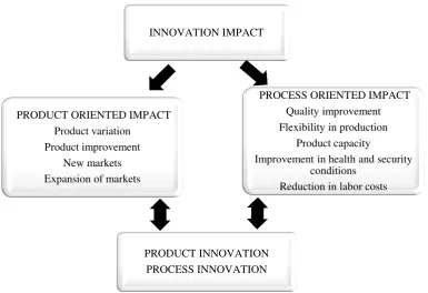 Figure 1. Innovation impact and innovation types 