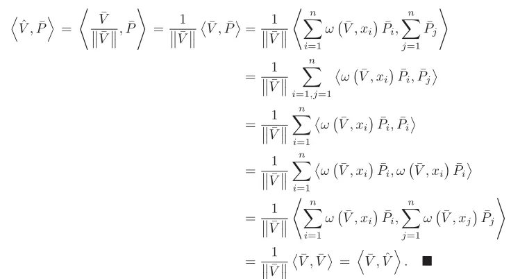 Figure 4.11: The magnitude of the projection of demand proﬁle always larger thanP¯ in the direction of an arbitrary vector V¯ is�� ¯V��, the magnitude of ¯V 