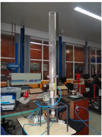 Figure 4 shows the composition of the fluidization bed with all of the com-ponents mentioned above
