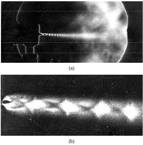 Figure 5. Candle flame attracting and compressing to the air spiral jet.  