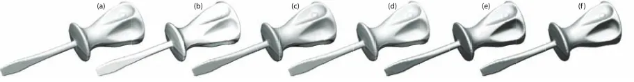 Fig. 13. Rendering results of a leopard gecko CT dataset of the iterative process evaluation and re-design: (a) the original Lambertian shading, (b)the result of a modiﬁcation after the ﬁrst user study, and (c) the result of a modiﬁcation after the second user study.