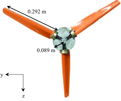 Figure 1. Turbine rotor with the nose cone removed. 