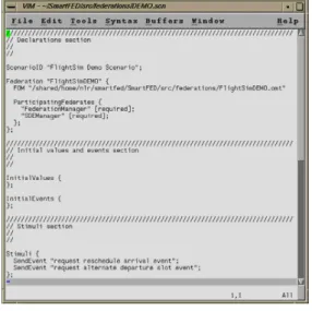 Figure 2-8 shows an example of a scenario definition file. 