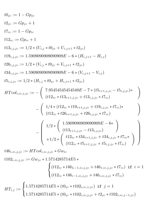 Figure 2.4: L A TEX output generated by C TADEL after CSE