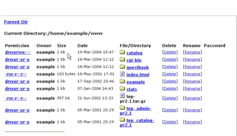 Figure 3: File Manager (detail view)