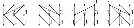 Figure 10: Four more subcases in the situation S1 in Figure 4.