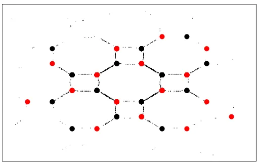 Figure 7: Pre-image of the intervalexplicitly recovers the [0, 1], drawn by numerically inverting the Weierstraß function, F0(II) dimer from the Belyi pair in (7.1).